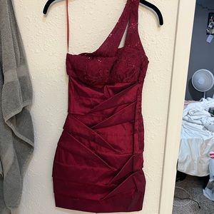 MAGENTA HAILEY LOGAN COCKTAIL DRESS
